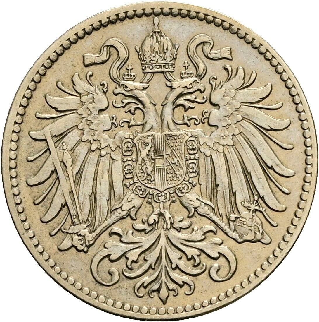 10 Heller Franz Joseph I. 1848-1916 1915 – Rückseite