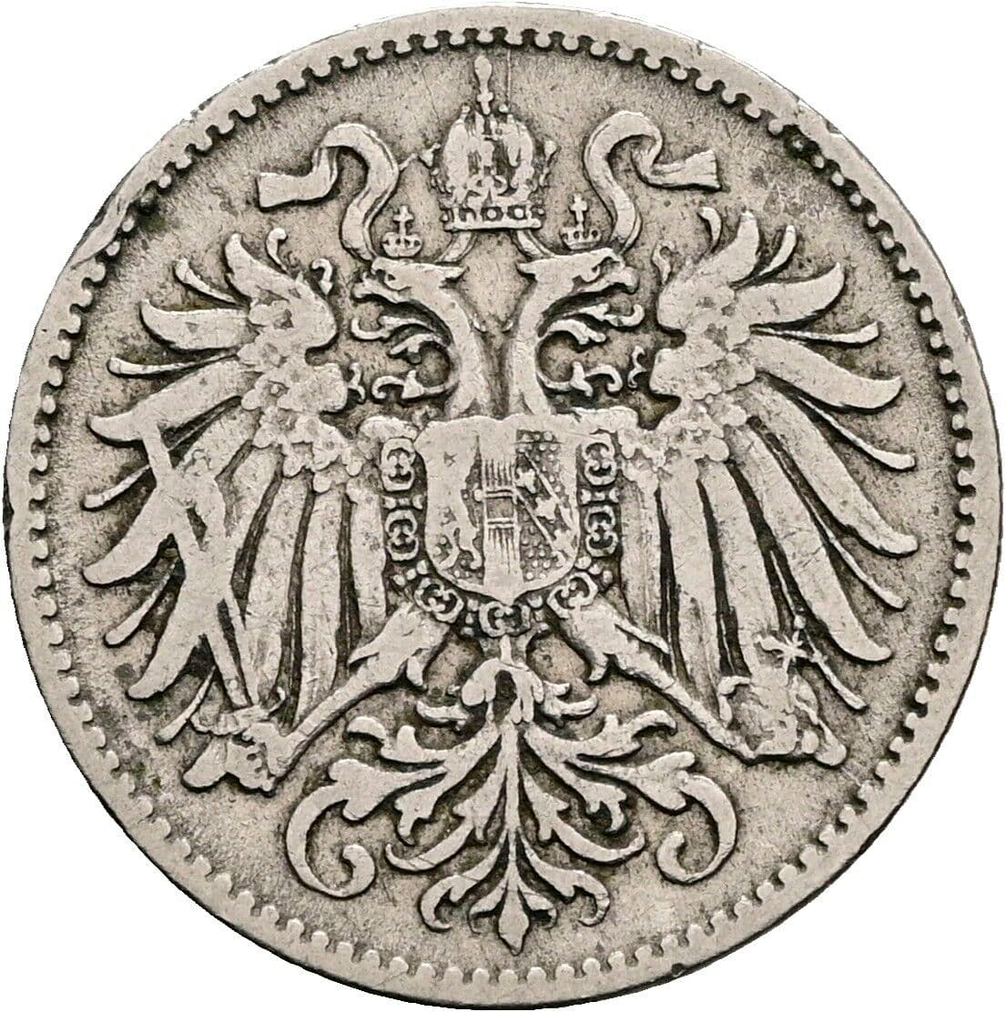 10 Heller Franz Joseph I. 1848-1916 1893 – Rückseite