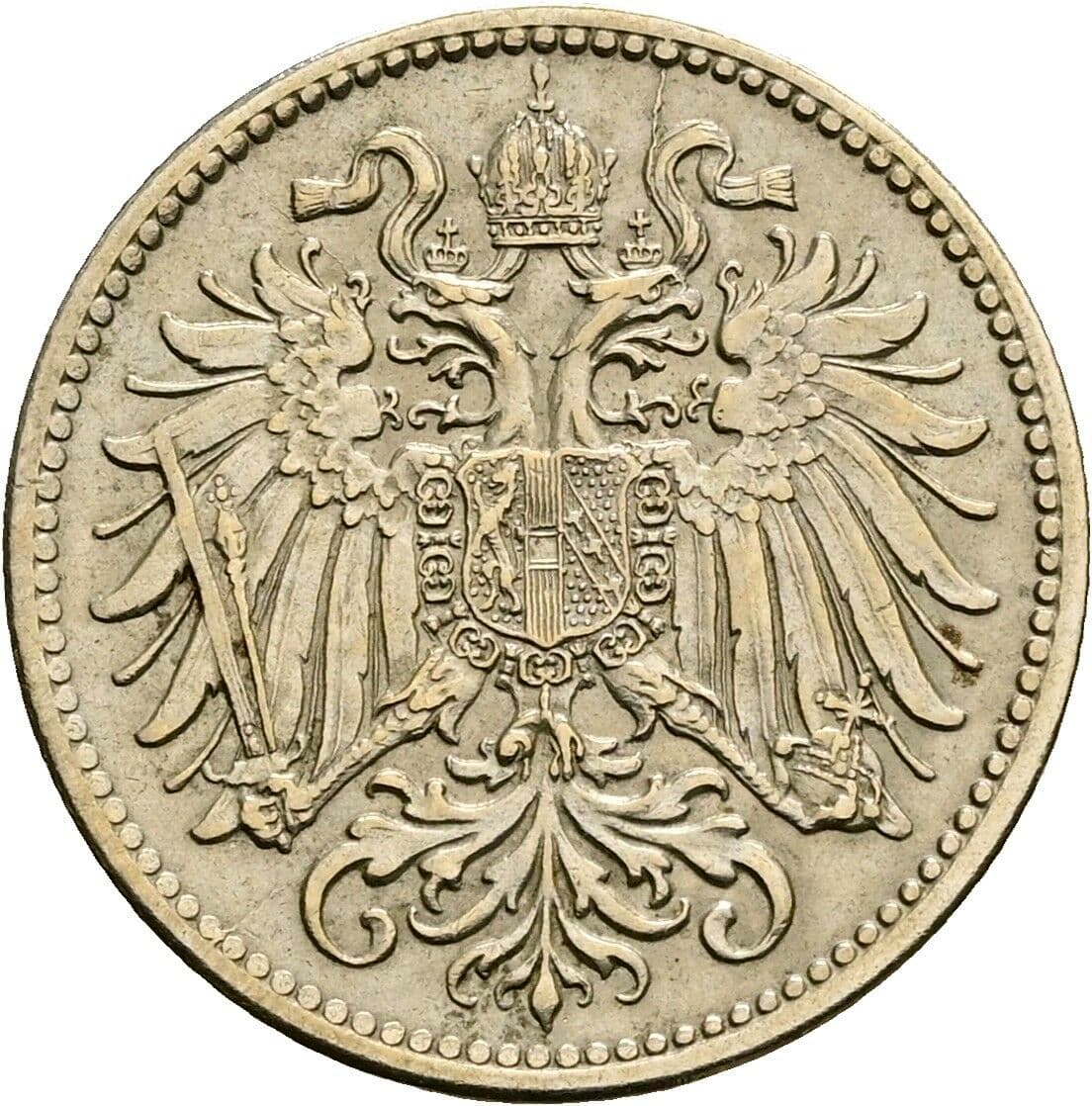 10 Heller Franz Joseph I. 1848-1916 1916 – Rückseite