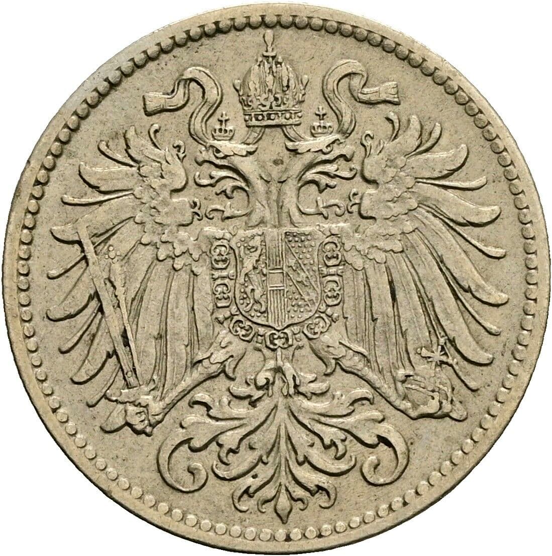 10 Heller Franz Joseph I. 1848-1916 1915 – Rückseite