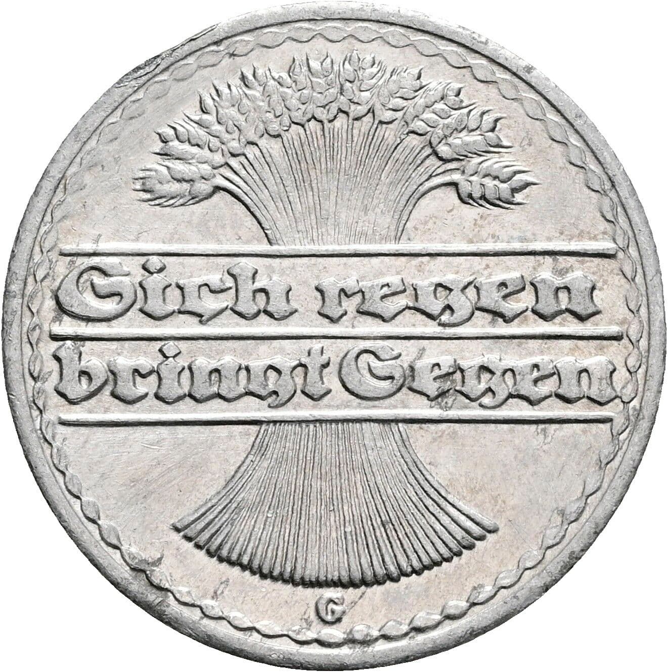 50 Pfennig 1921 C – Rückseite