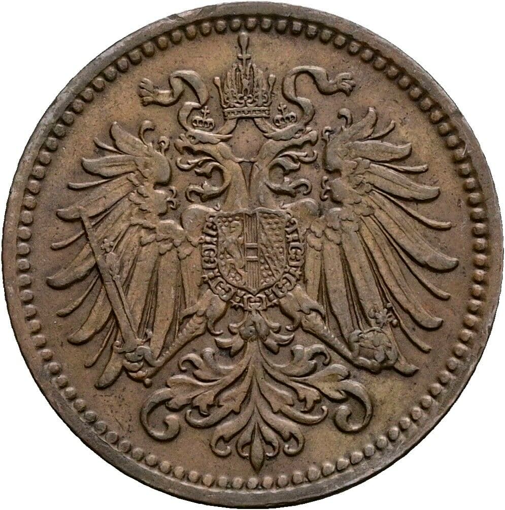 1 Heller Franz Joseph I. 1848-1916 1914 – Rückseite
