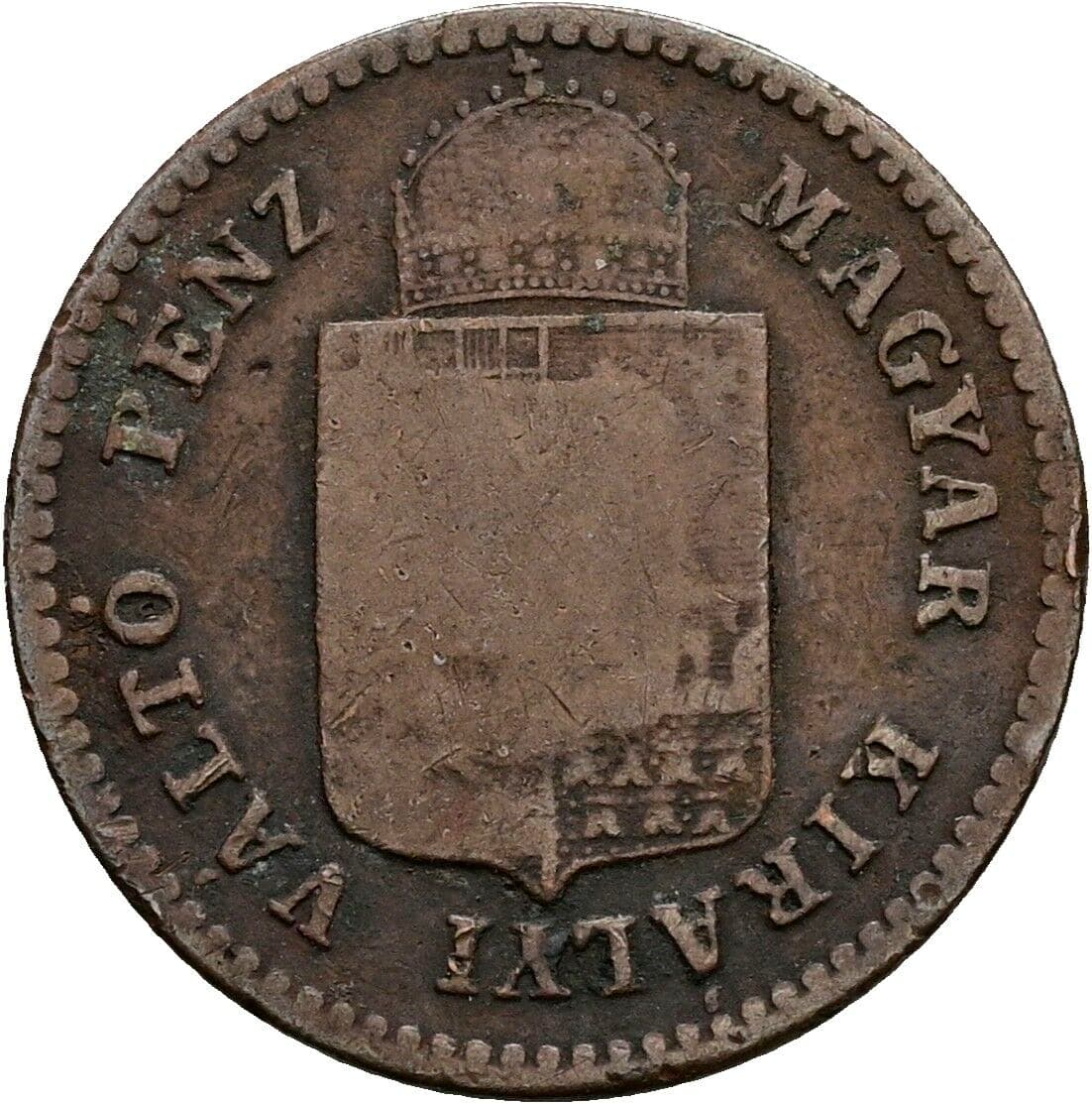 1 Krajczar Franz Joseph I. 1848-1916 1878 KB, Kremnitz – Rückseite