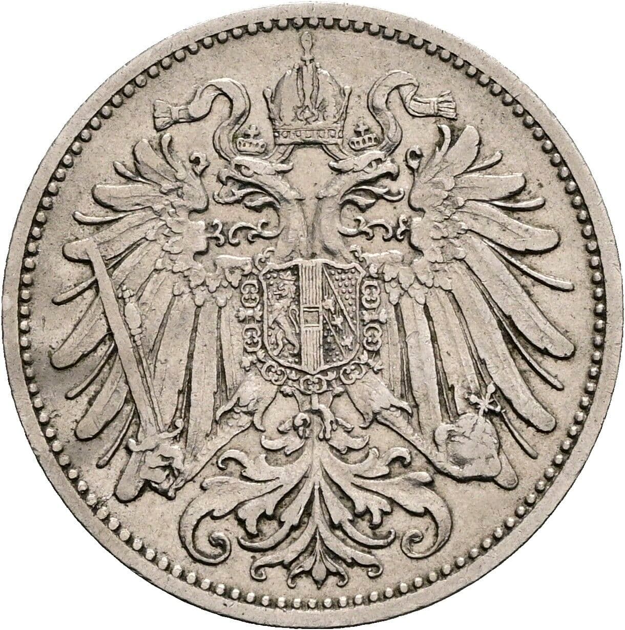 20 Heller Franz Joseph I. 1848-1916 1907 – Rückseite
