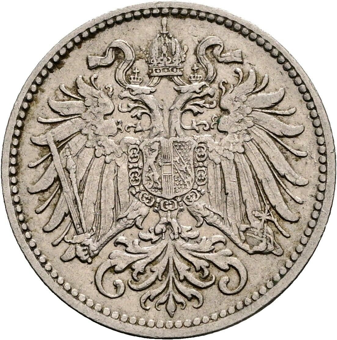 10 Heller Franz Joseph I. 1848-1916 1895 – Rückseite