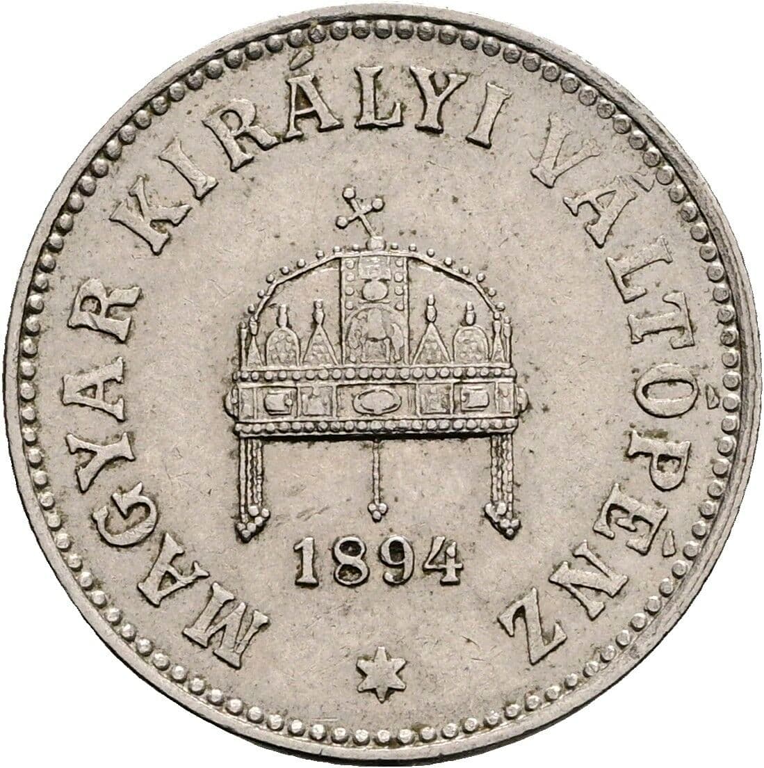 10 Filler Franz Joseph I. 1848-1916 1894 KB, Kremnitz – Rückseite