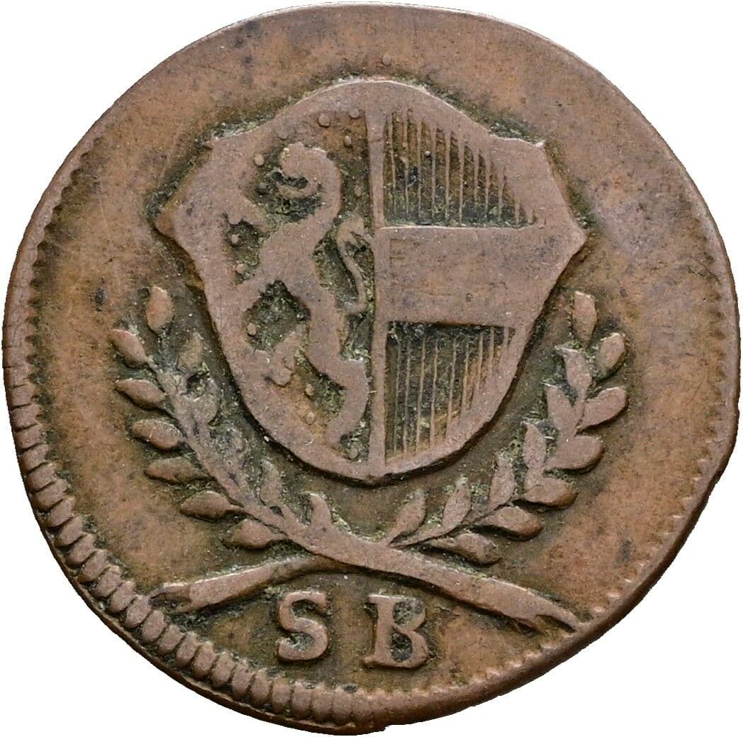 1 Pfennig Hieronymus Graf Colloredo 1772-1803 1793 – Rückseite