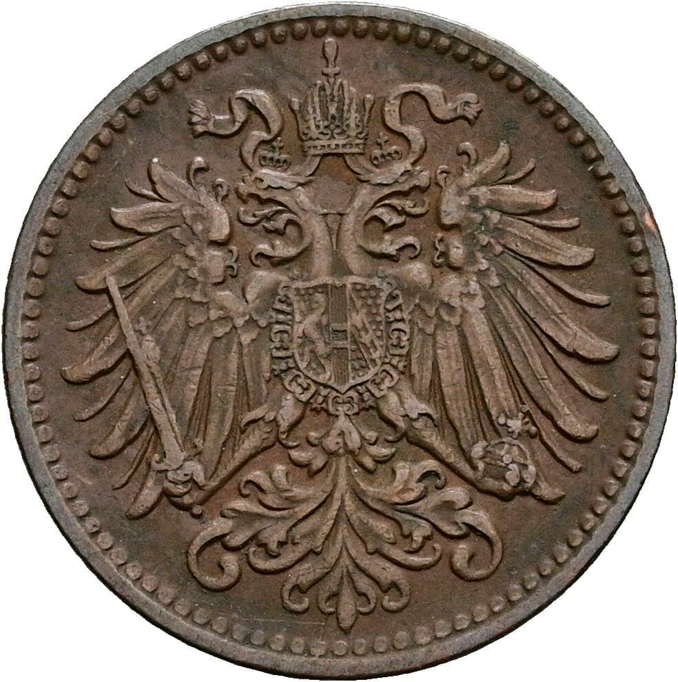 1 Heller Franz Joseph I. 1848-1916 1912 – Rückseite
