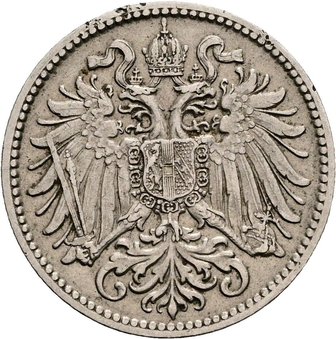 10 Heller Franz Joseph I. 1848-1916 1907 – Rückseite