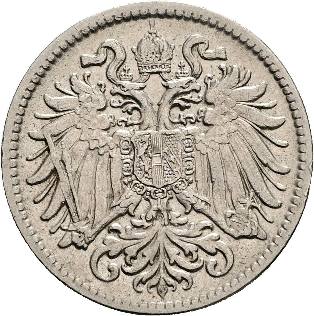 10 Heller Franz Joseph I. 1848-1916 1909 – Rückseite