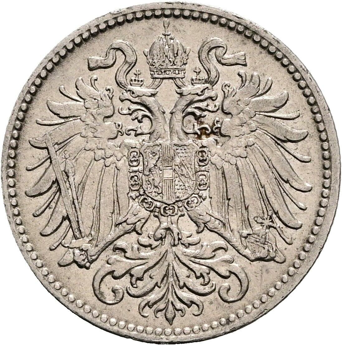 10 Heller Franz Joseph I. 1848-1916 1909 – Rückseite