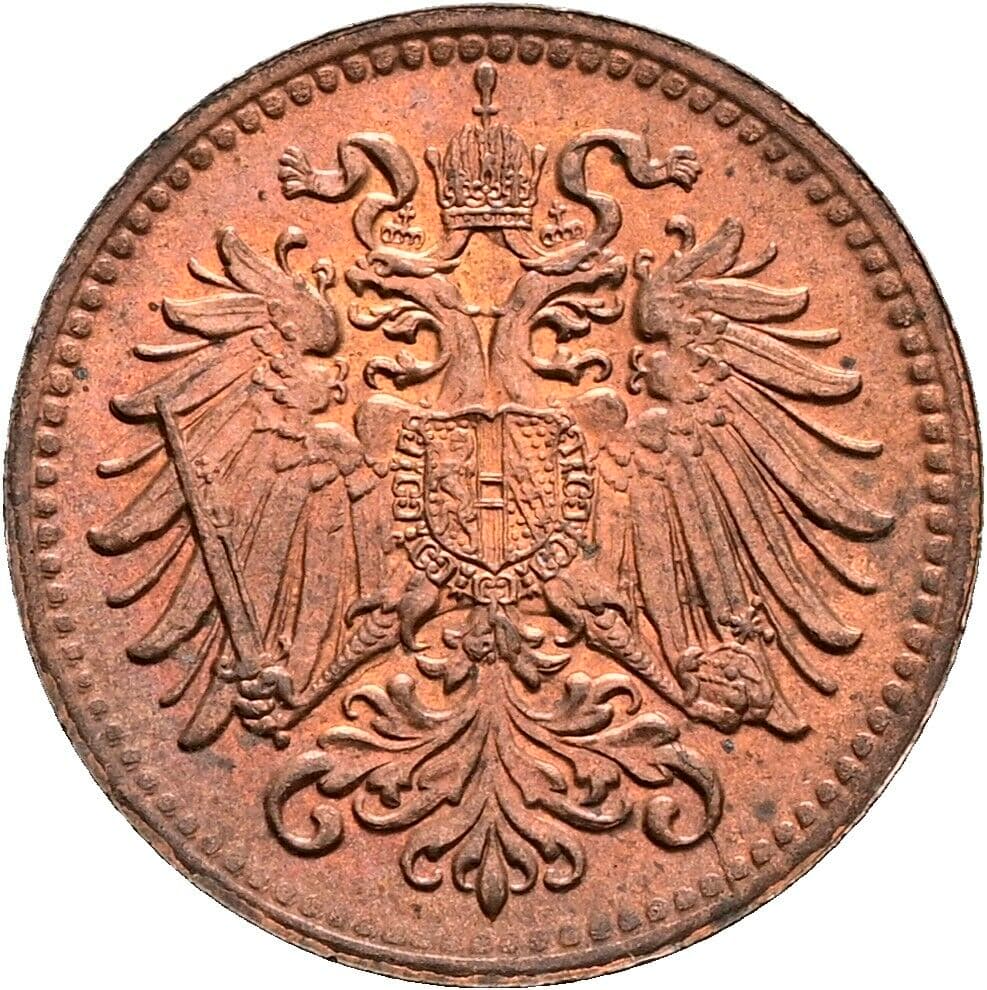 1 Heller Franz Joseph I. 1848-1916 1911 – Rückseite