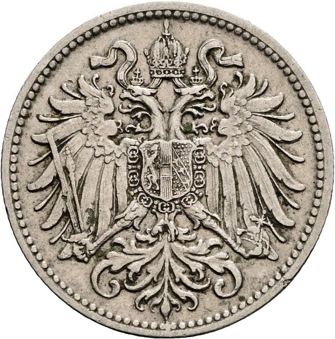 10 Heller Franz Joseph I. 1848-1916 1907 – Rückseite