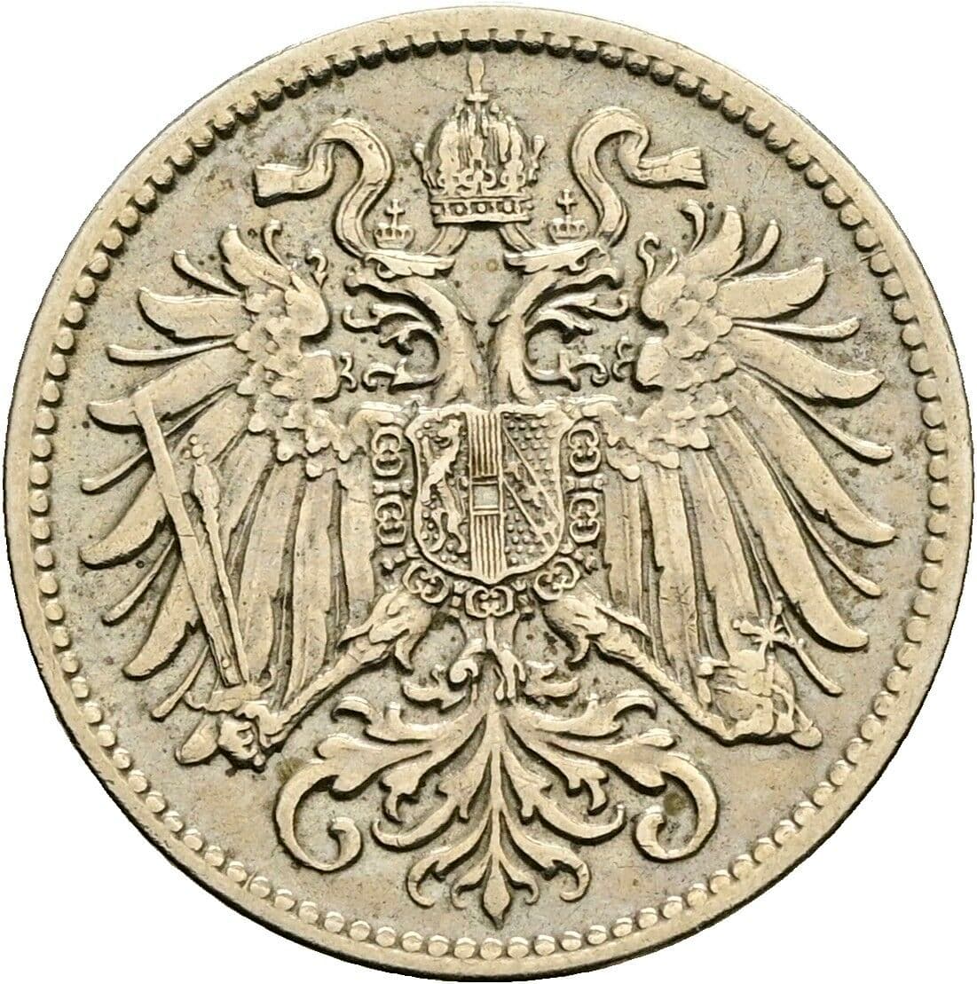 10 Heller Franz Joseph I. 1848-1916 1915 – Rückseite