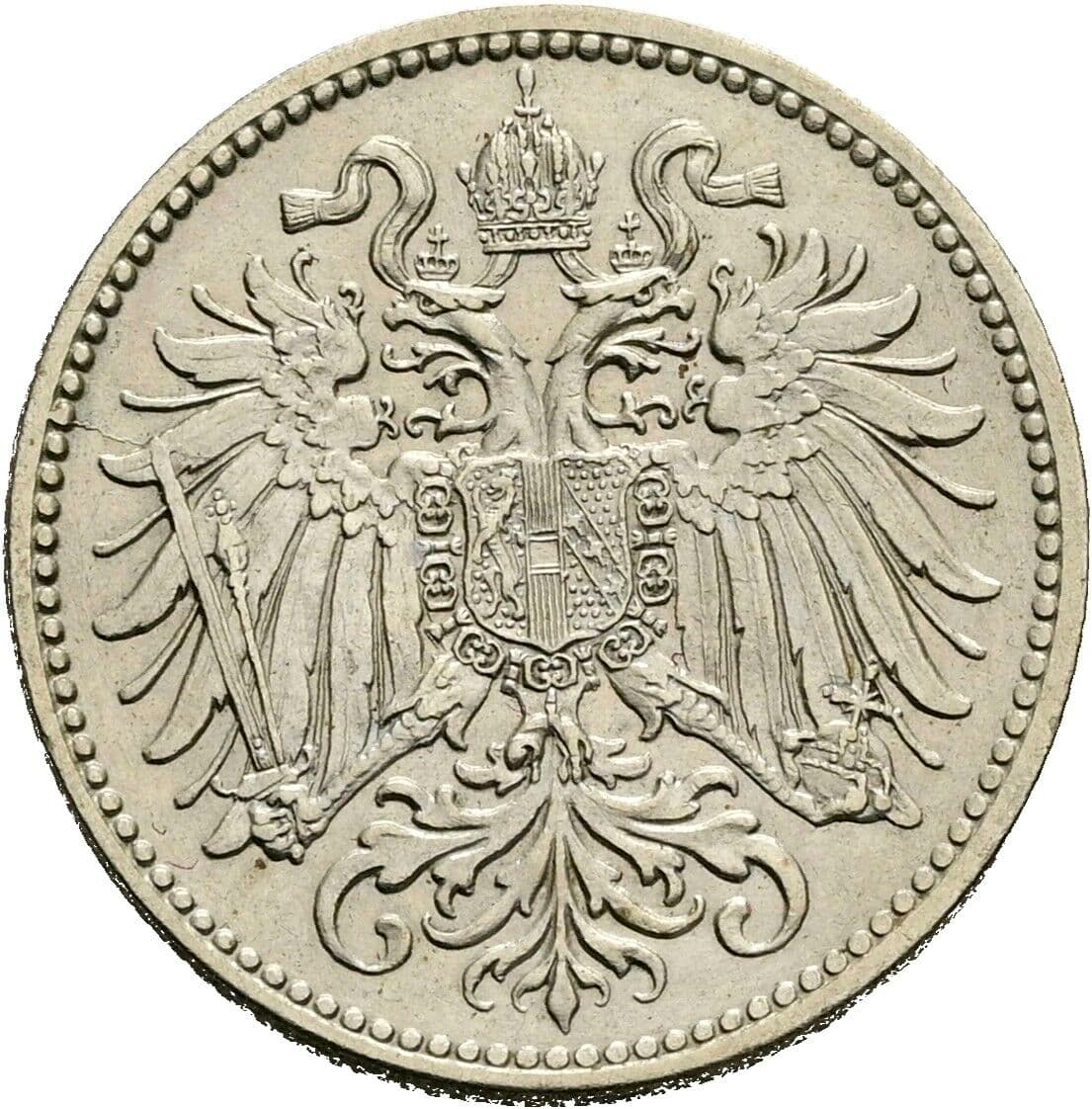 10 Heller Franz Joseph I. 1848-1916 1915 – Rückseite