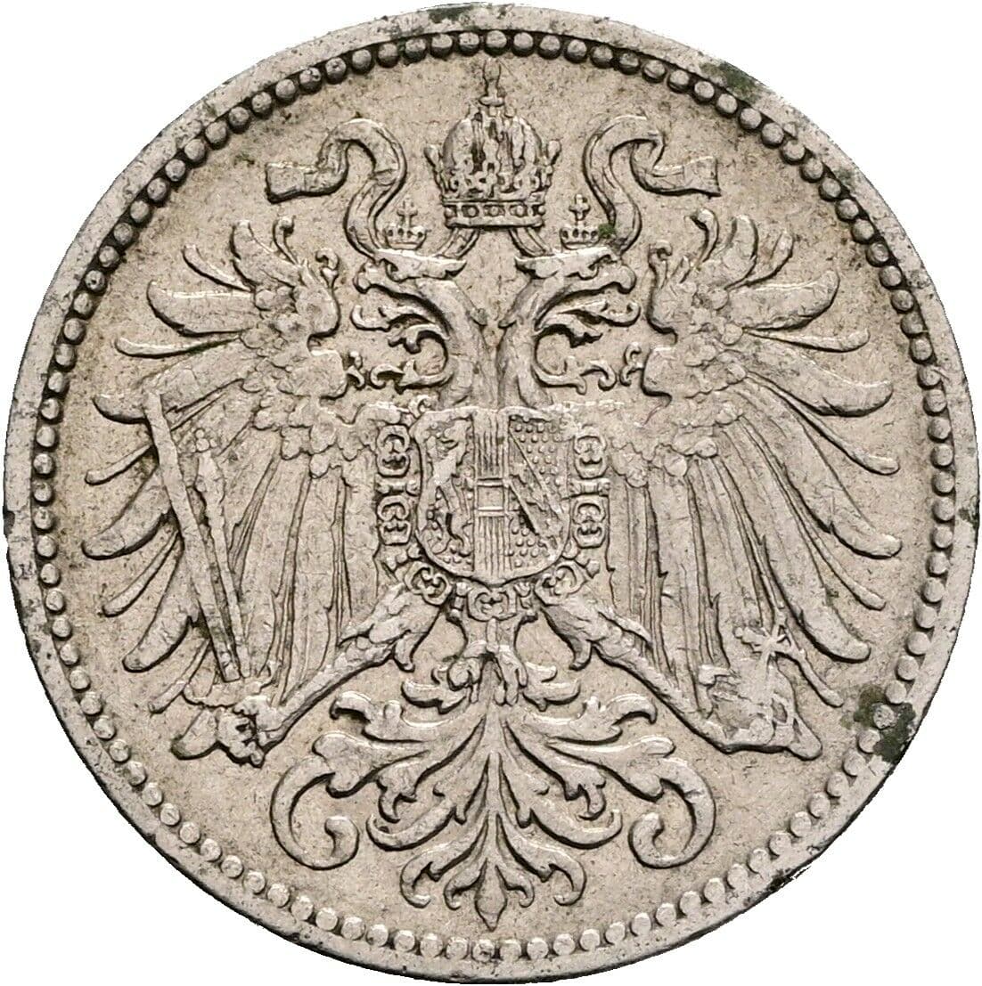 10 Heller Franz Joseph I. 1848-1916 1907 – Rückseite