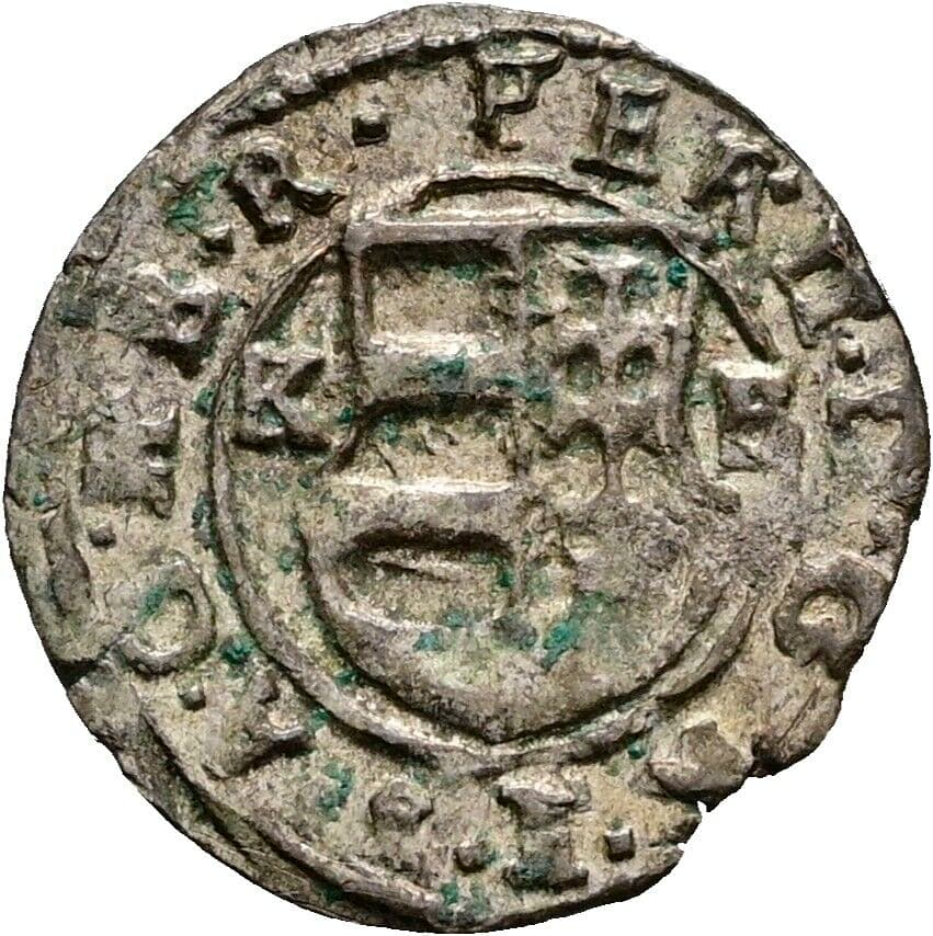 Denar Ferdinand II. 1619-1637 1632 KB, Kremnitz – Rückseite