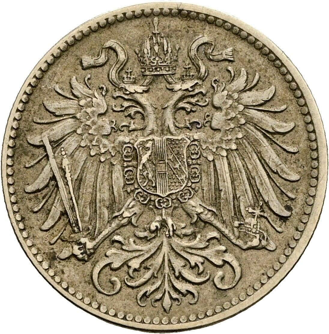 10 Heller Franz Joseph I. 1848-1916 1915 – Rückseite