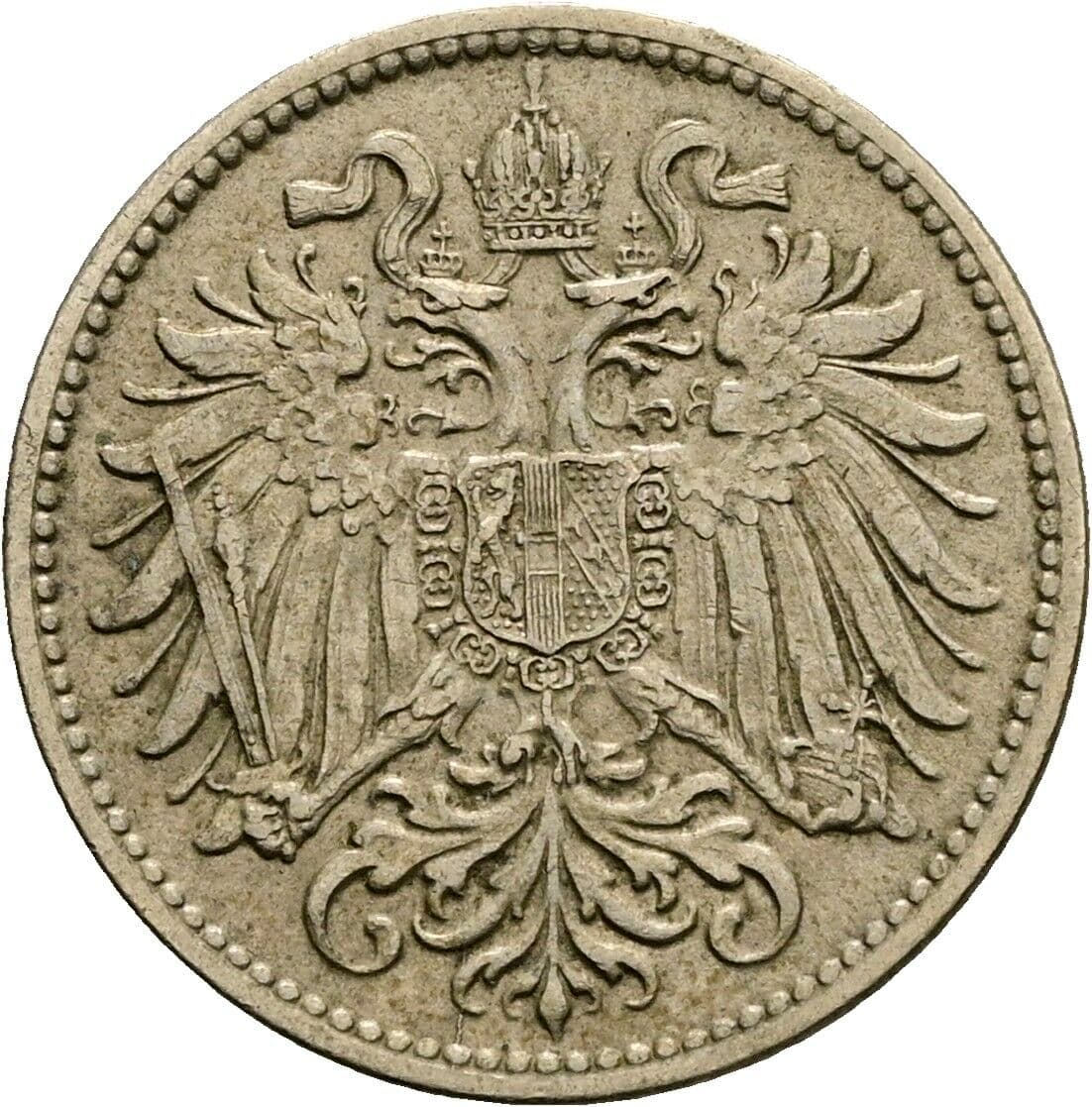 10 Heller Franz Joseph I. 1848-1916 1915 – Rückseite