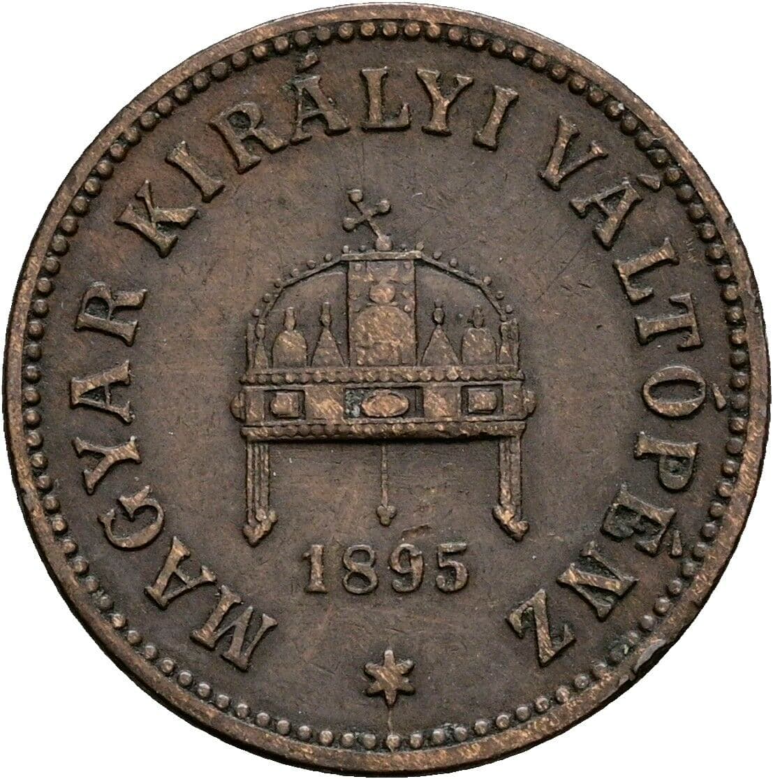 2 Filler Franz Joseph I. 1848-1916 1895 KB, Kremnitz – Rückseite