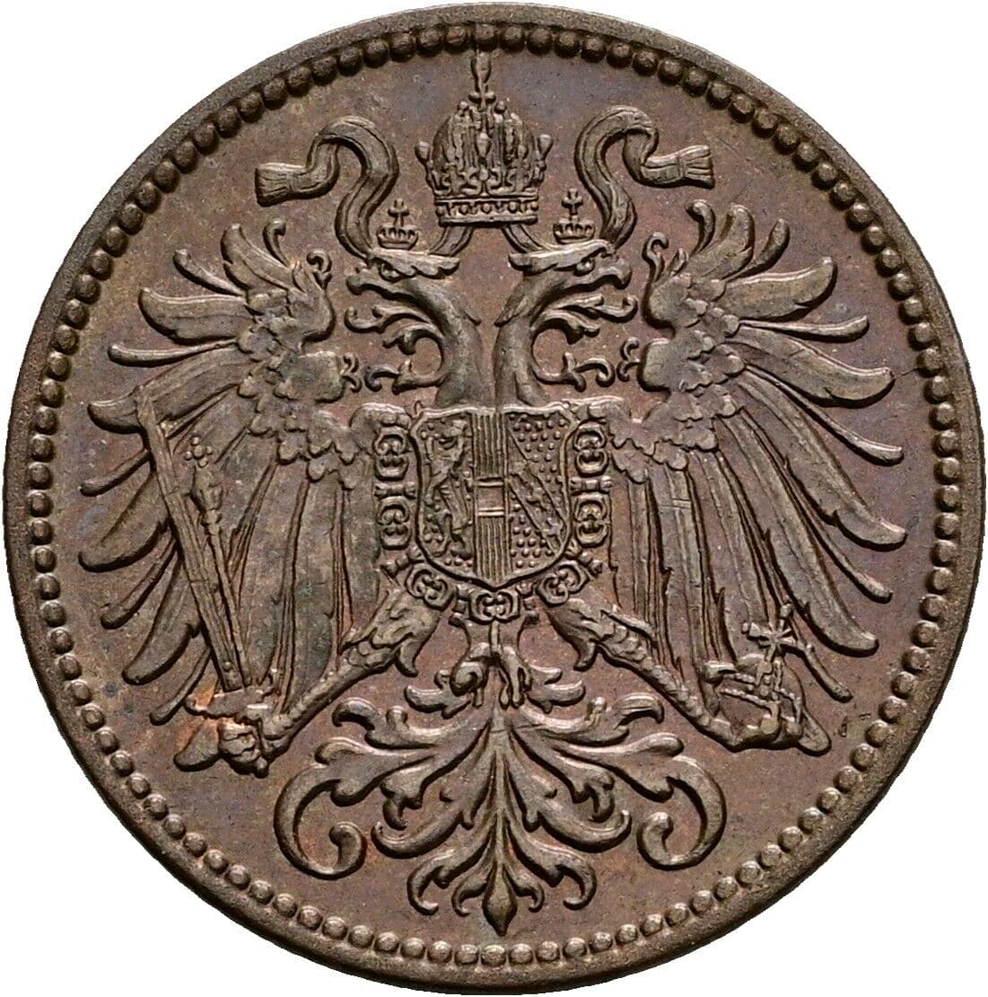 2 Heller Franz Joseph I. 1848-1916 1915 – Rückseite