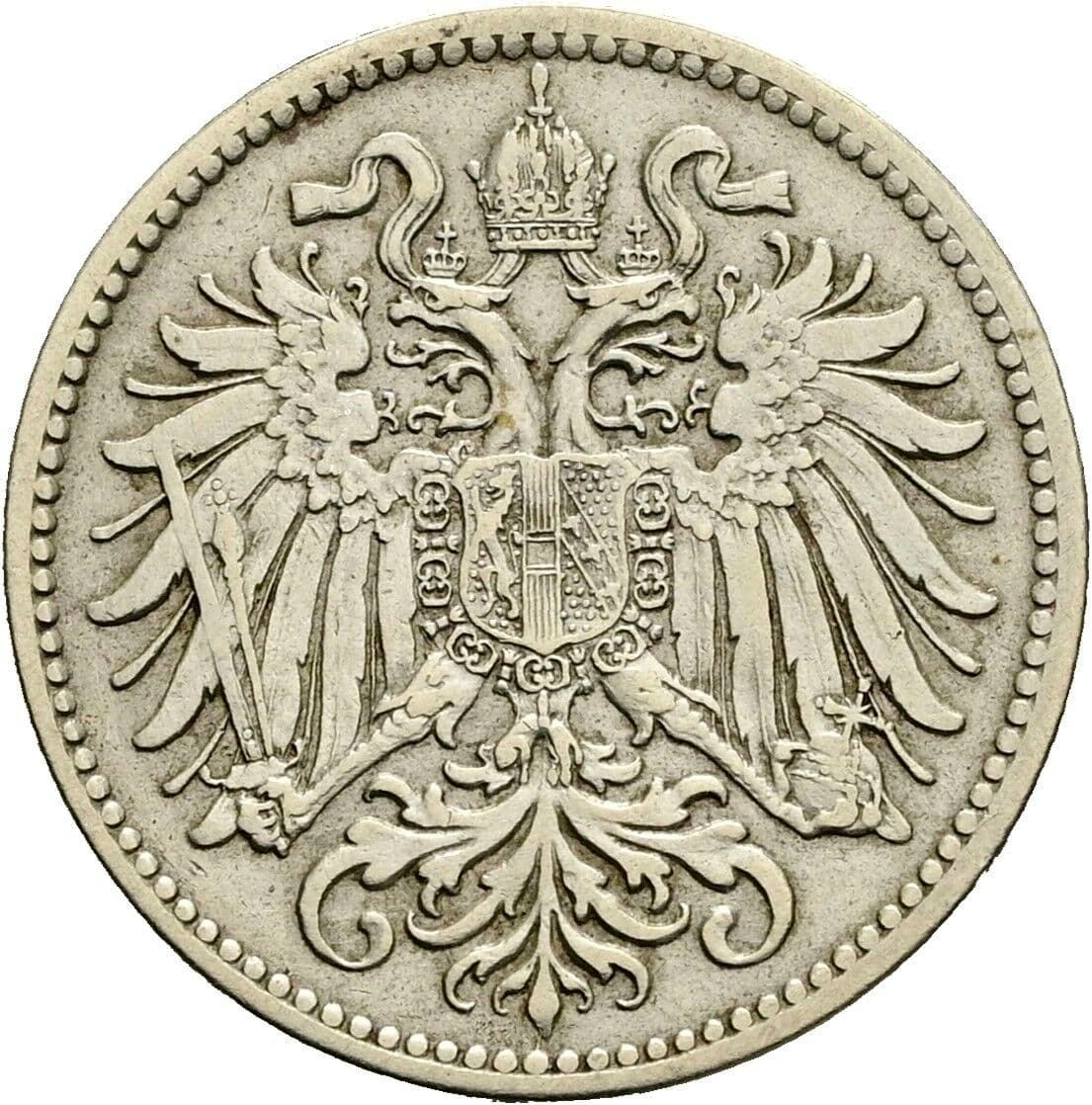 10 Heller Franz Joseph I. 1848-1916 1915 – Rückseite