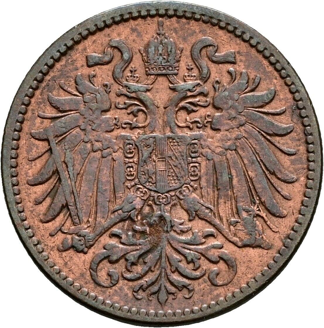 2 Heller Franz Joseph I. 1848-1916 1912 – Rückseite