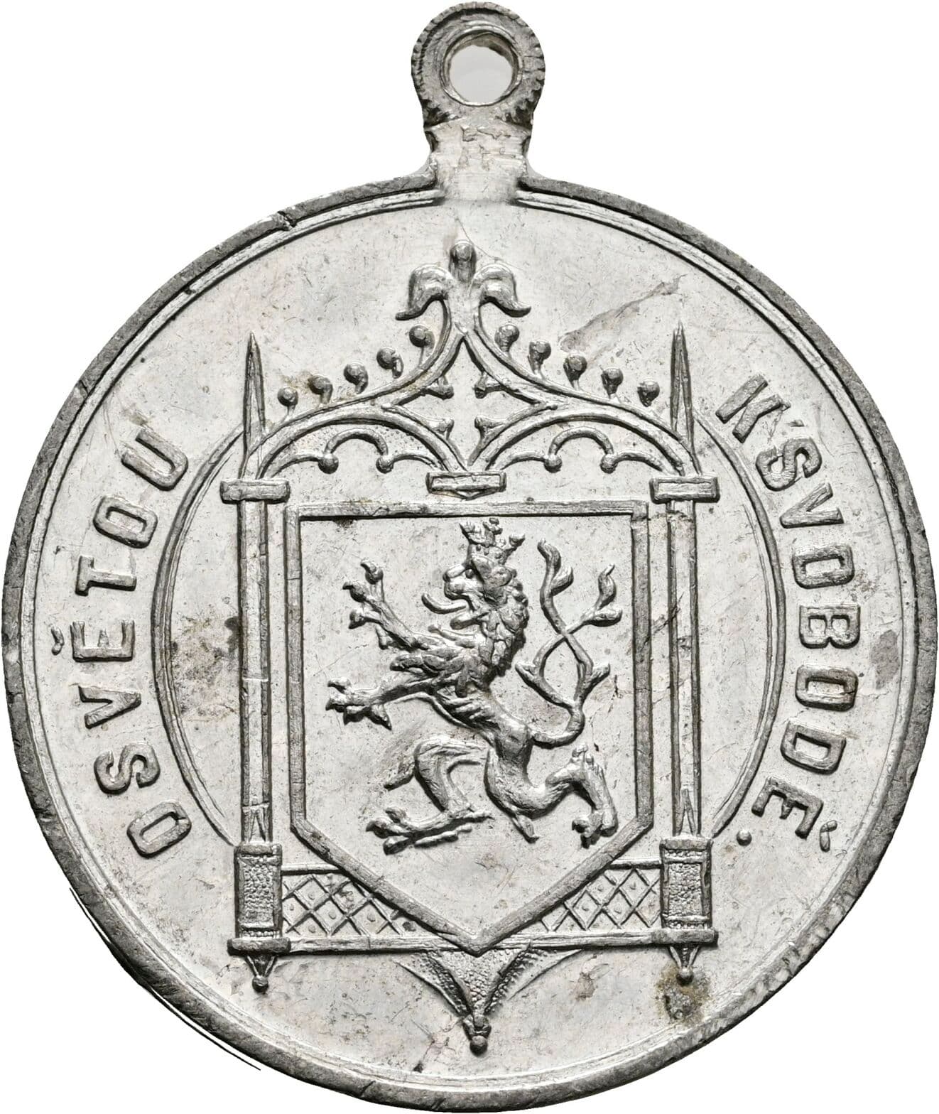 Zinnmedaille
