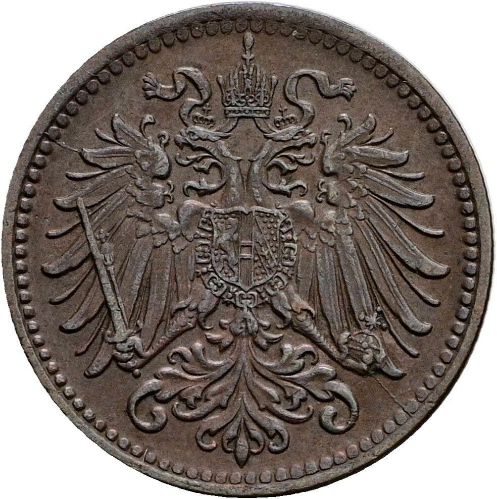 1 Heller Franz Joseph I. 1848-1916 1916 – Rückseite