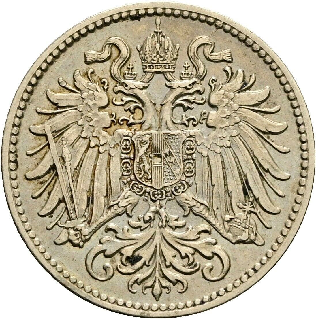 10 Heller Franz Joseph I. 1848-1916 1915 – Rückseite