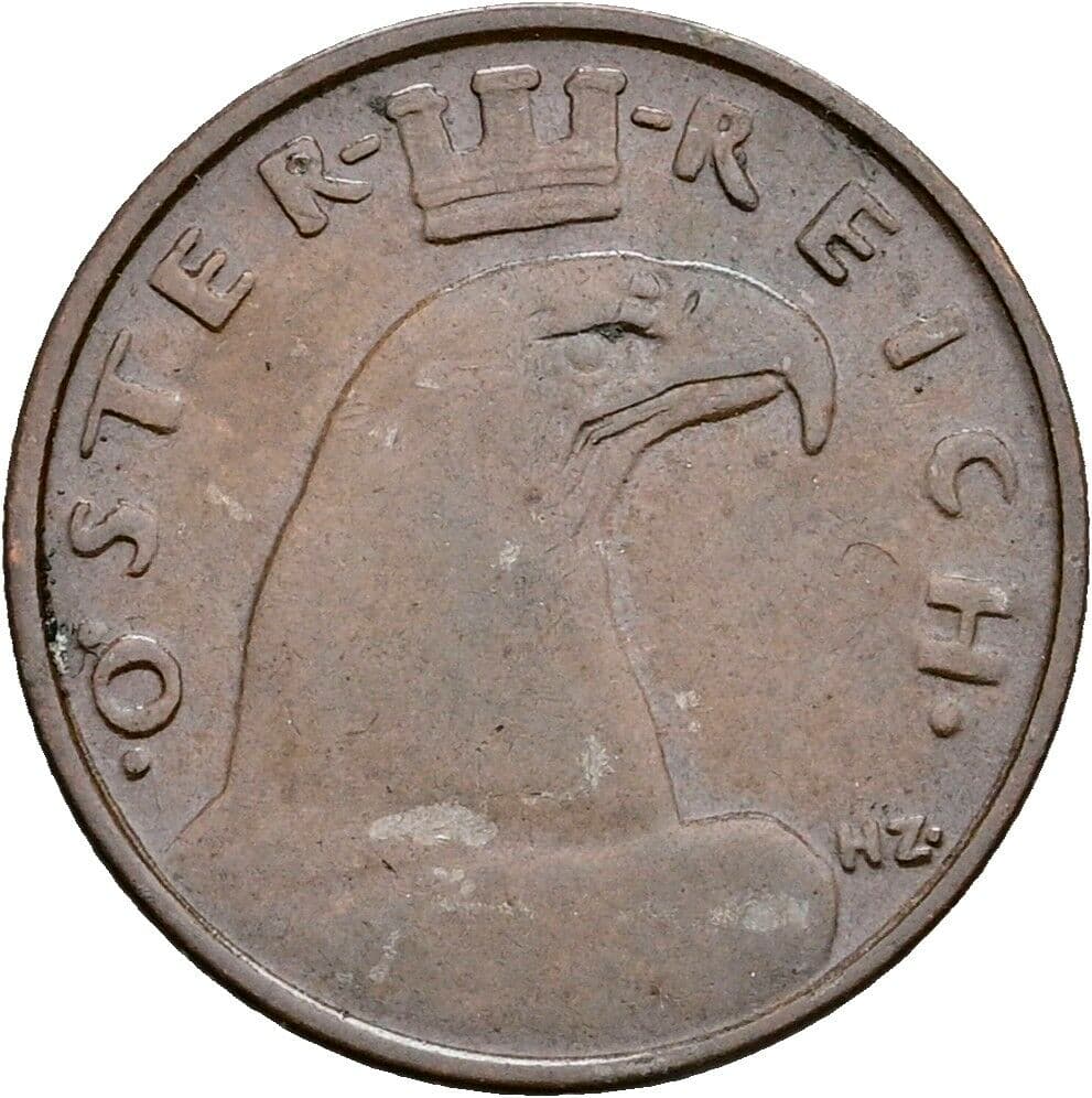 1 Groschen 1927 – Rückseite