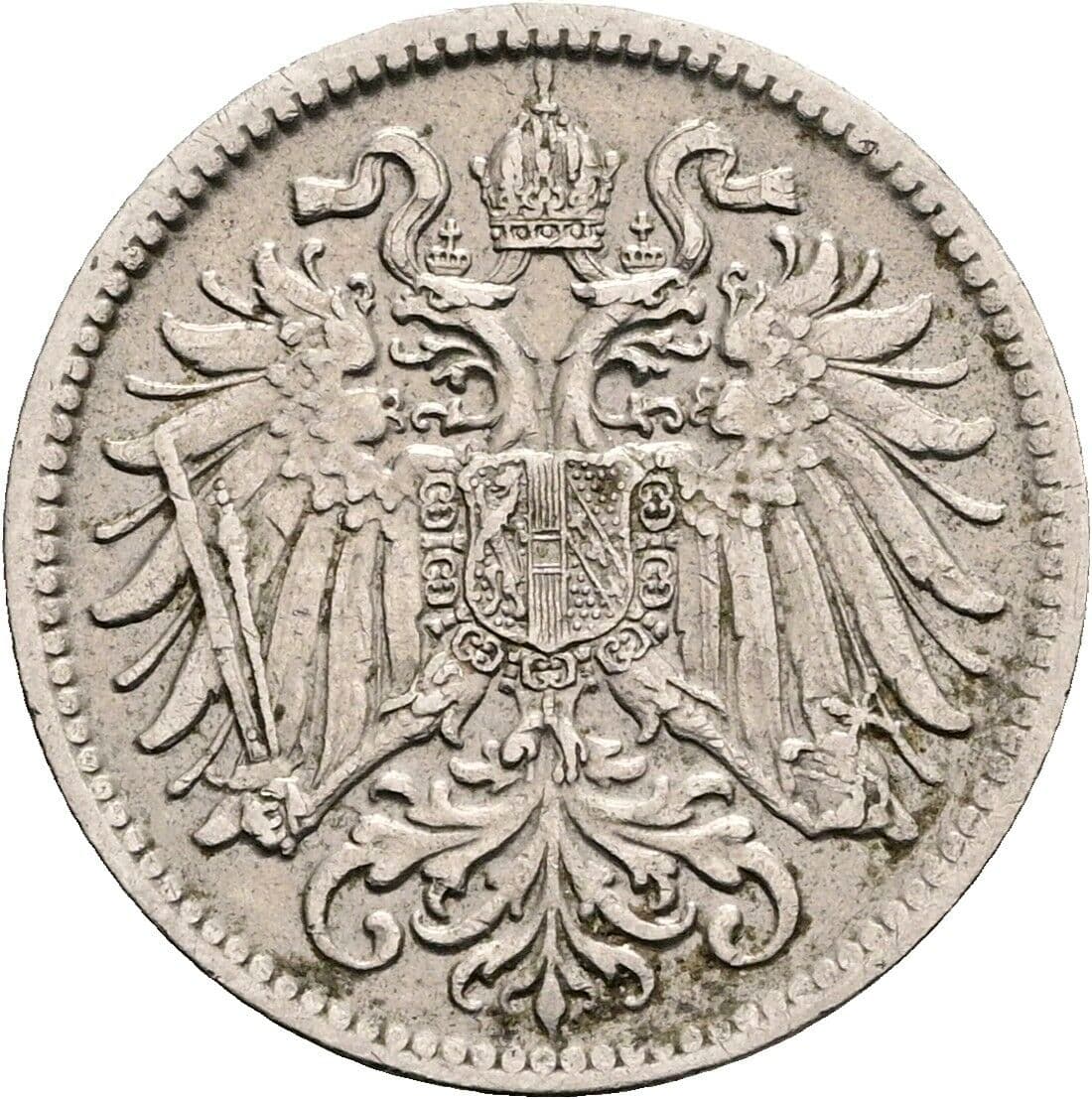 10 Heller Franz Joseph I. 1848-1916 1909 – Rückseite