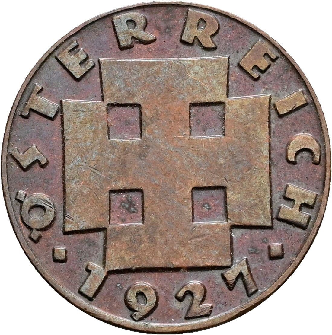 2 Groschen 1927 – Rückseite