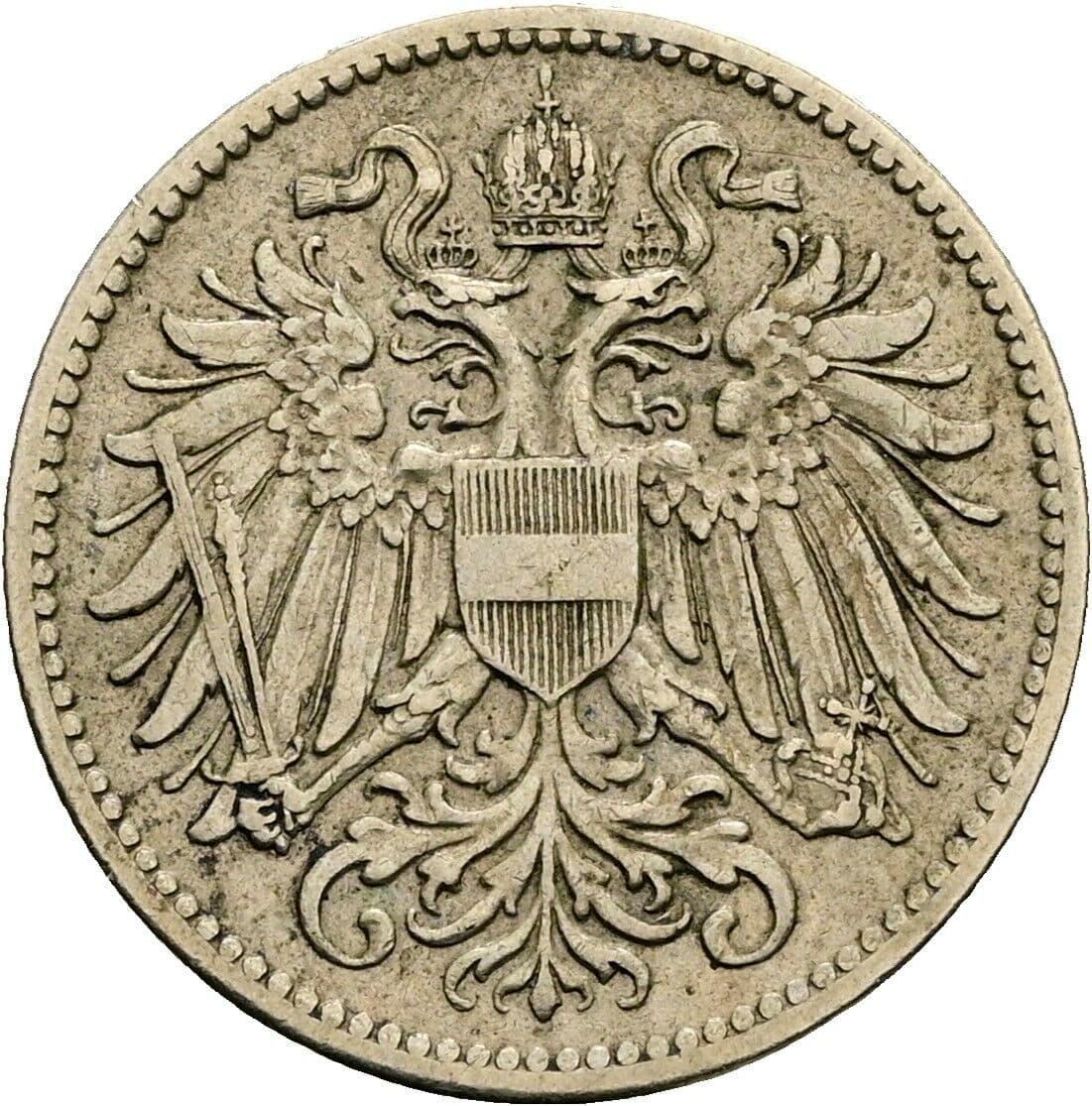 10 Heller Franz Joseph I. 1848-1916 1916 – Rückseite
