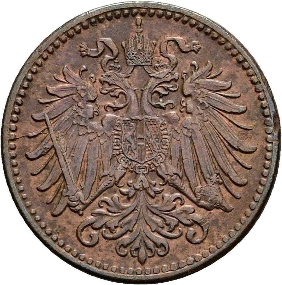 1 Heller Franz Joseph I. 1848-1916 1912 – Rückseite