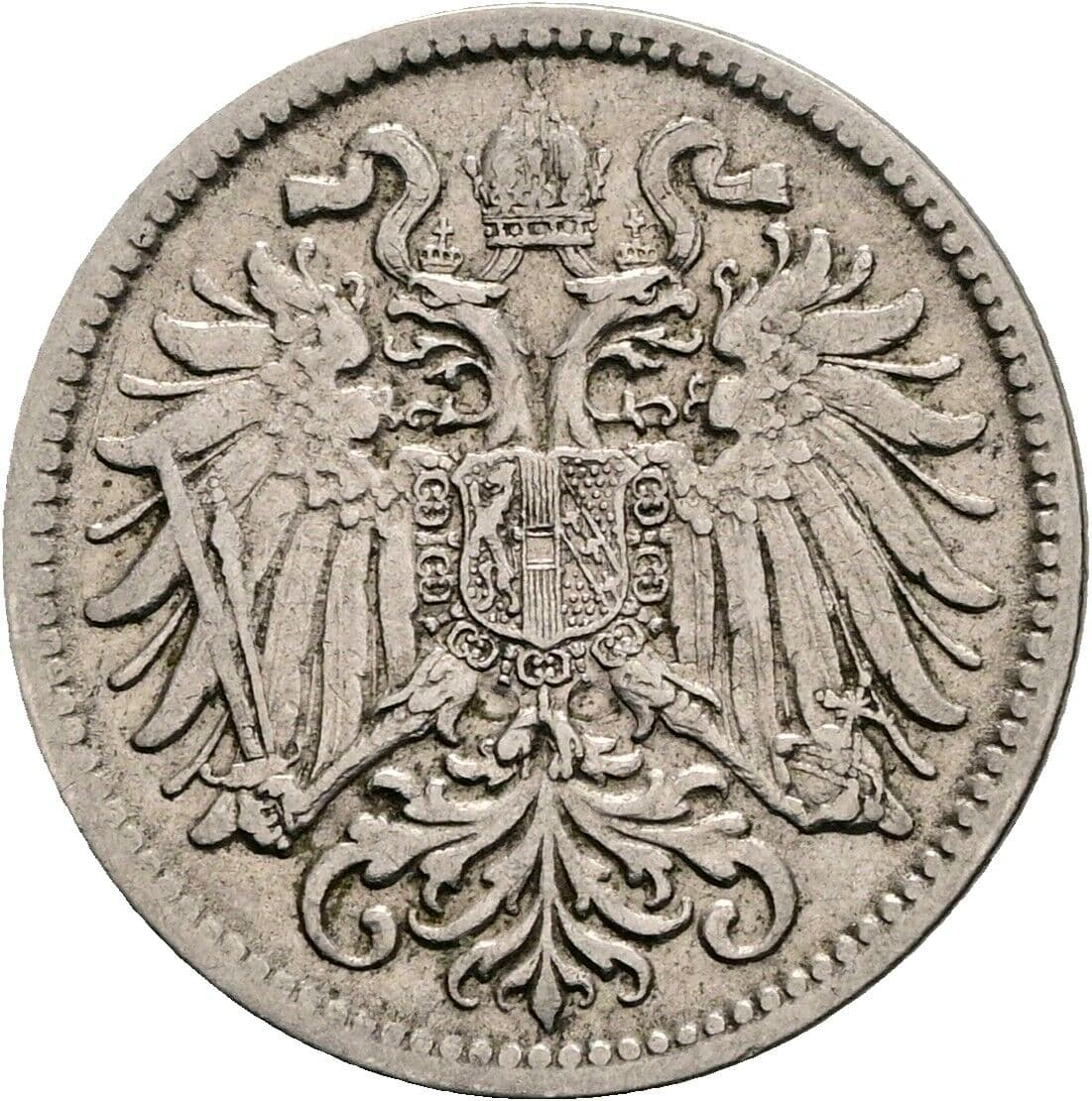 10 Heller Franz Joseph I. 1848-1916 1895 – Rückseite