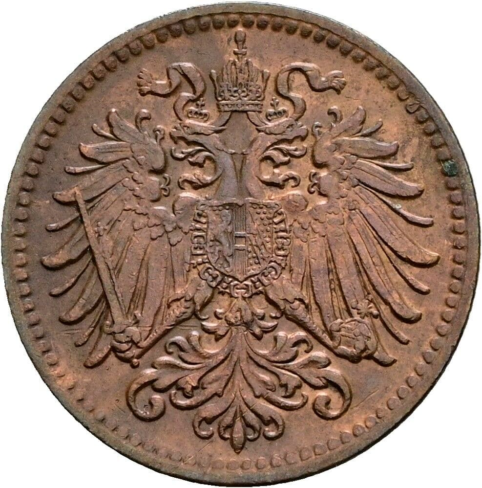1 Heller Franz Joseph I. 1848-1916 1912 – Rückseite