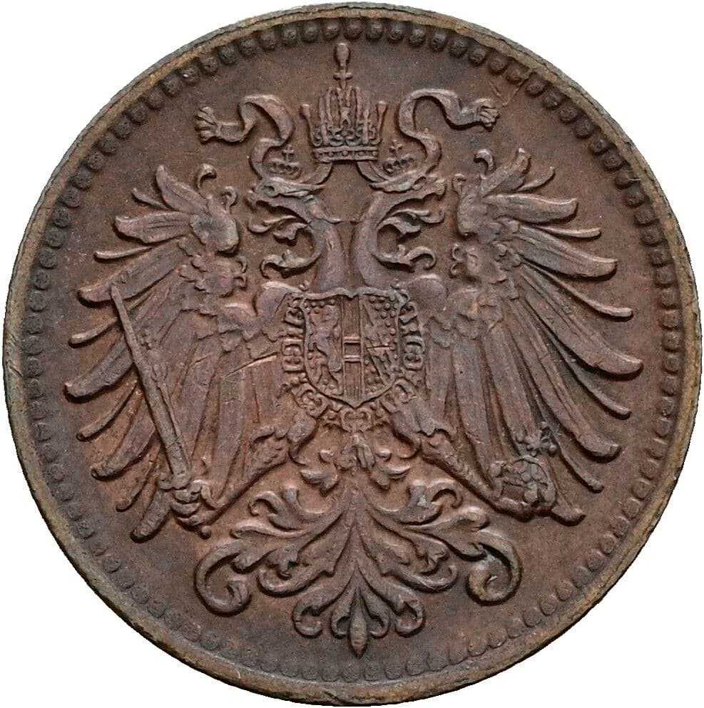 1 Heller Franz Joseph I. 1848-1916 1912 – Rückseite