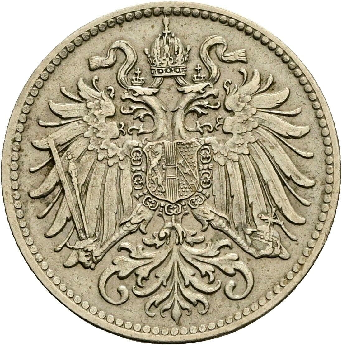10 Heller Franz Joseph I. 1848-1916 1915 – Rückseite