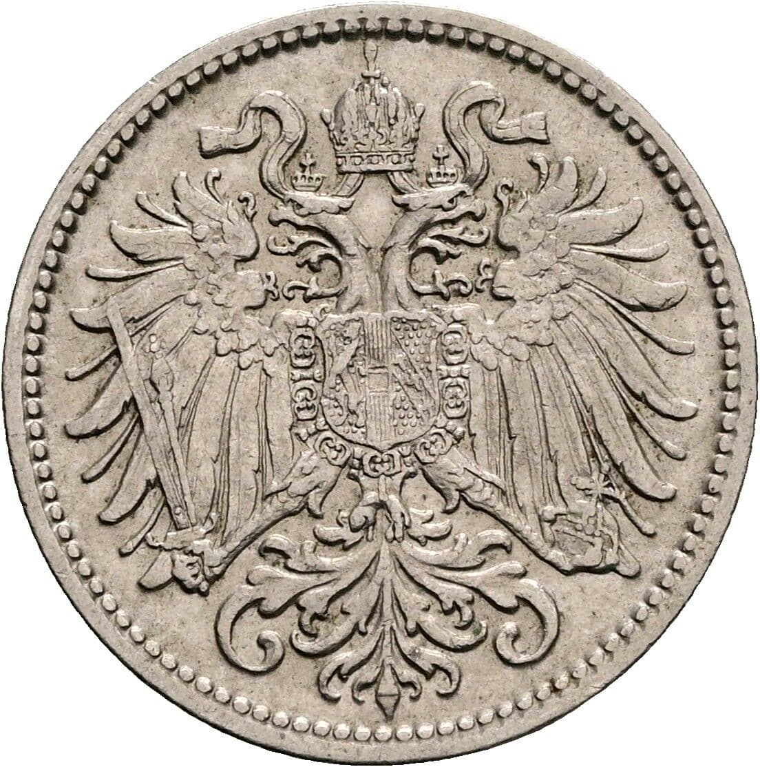 10 Heller Franz Joseph I. 1848-1916 1907 – Rückseite