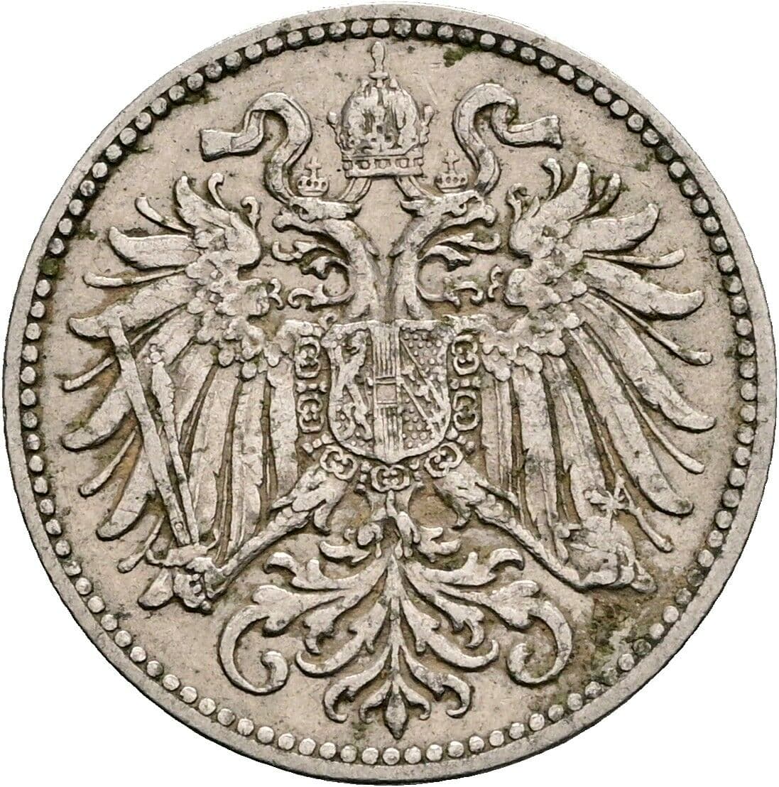10 Heller Franz Joseph I. 1848-1916 1895 – Rückseite