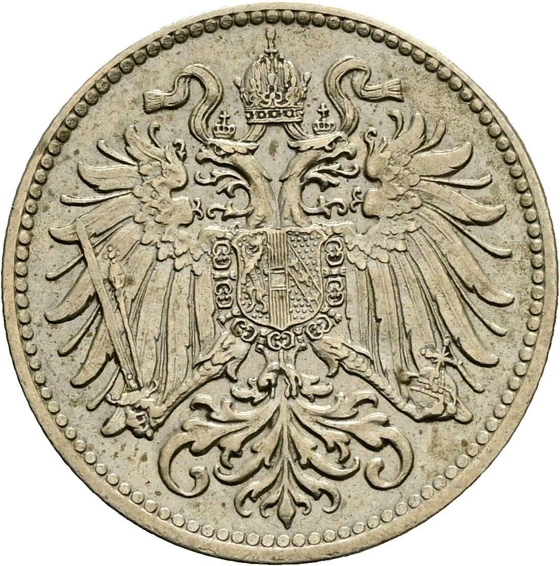 10 Heller Franz Joseph I. 1848-1916 1915 – Rückseite