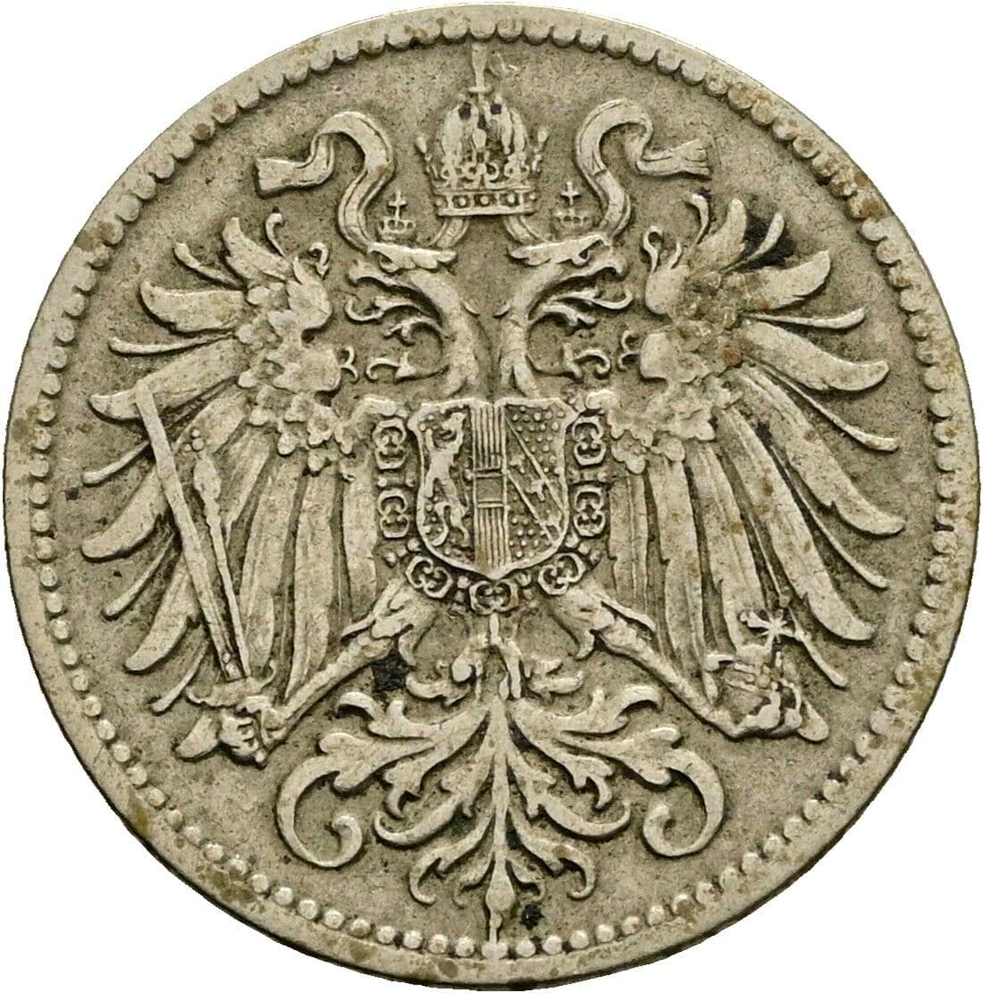 10 Heller Franz Joseph I. 1848-1916 1915 – Rückseite