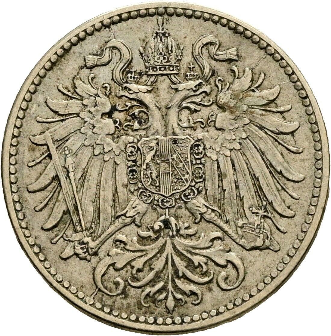 10 Heller Franz Joseph I. 1848-1916 1916 – Rückseite