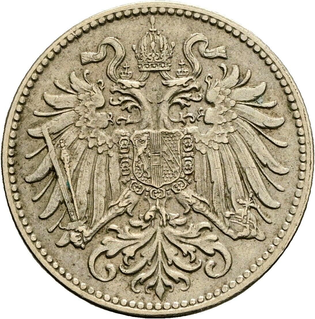 10 Heller Franz Joseph I. 1848-1916 1916 – Rückseite