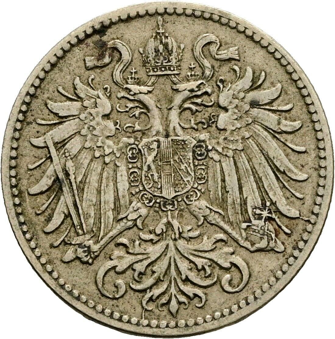 10 Heller Franz Joseph I. 1848-1916 1915 – Rückseite