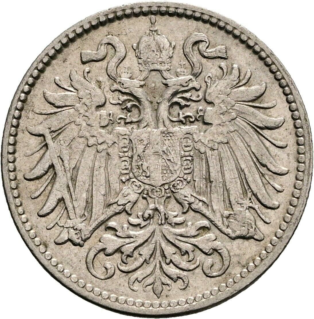 10 Heller Franz Joseph I. 1848-1916 1909 – Rückseite