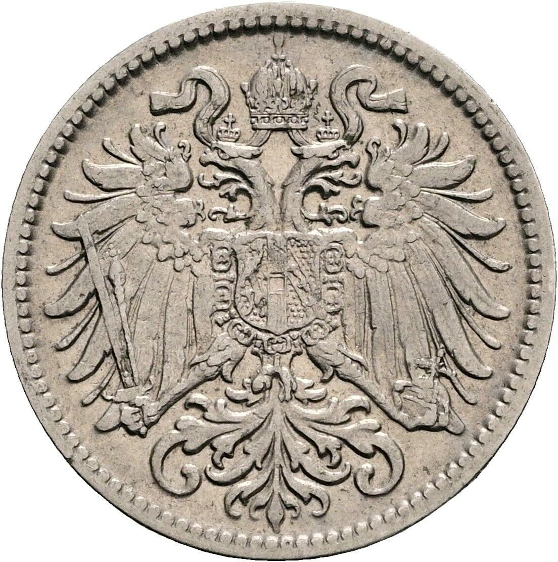 10 Heller Franz Joseph I. 1848-1916 1907 – Rückseite