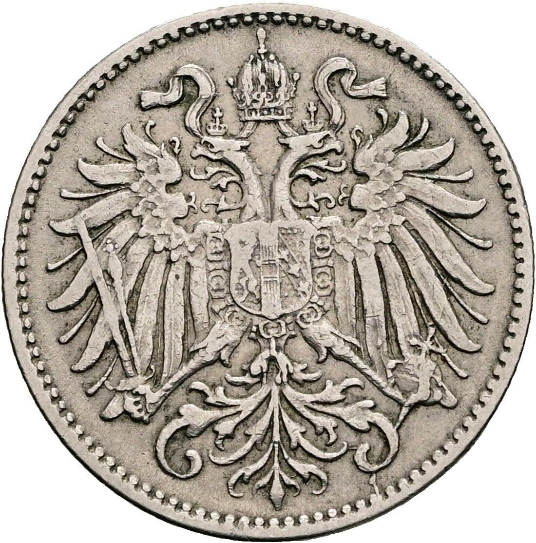 10 Heller Franz Joseph I. 1848-1916 1893 – Rückseite