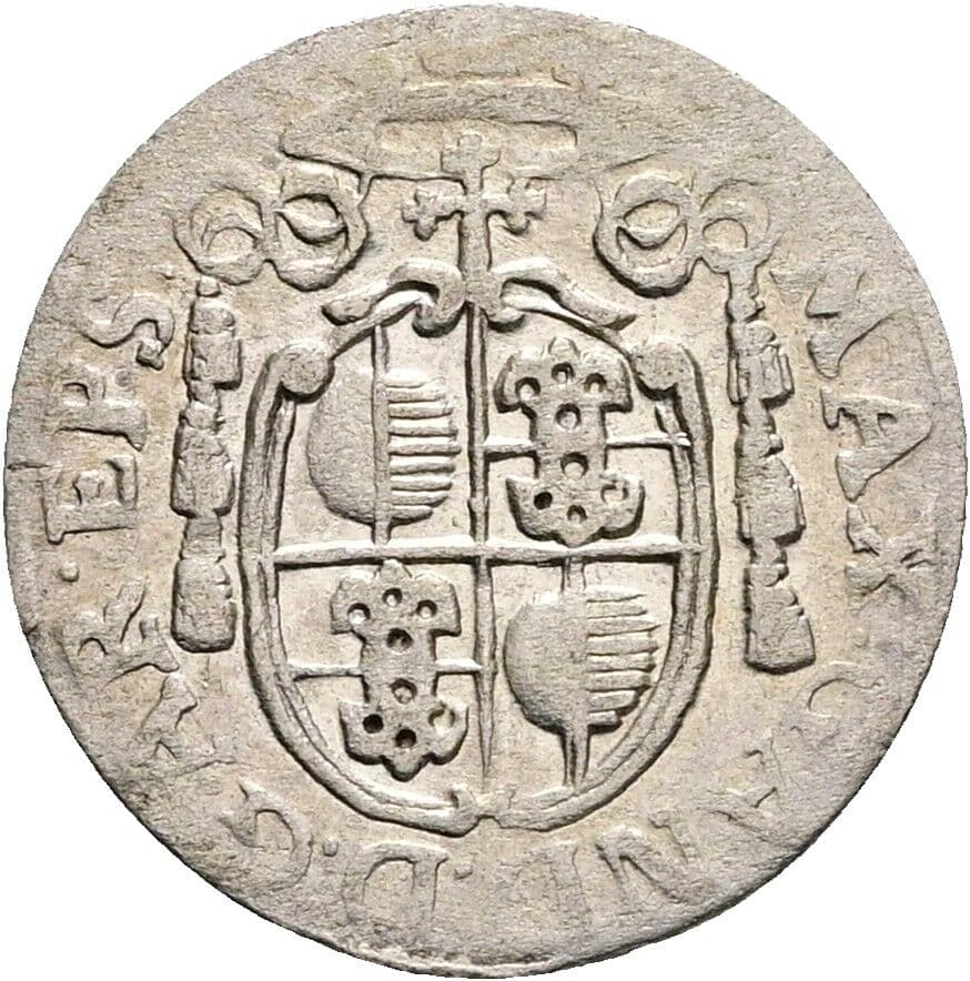 Kreuzer Max Gandolph Graf Kuenburg 1668-1687 1678 – Rückseite